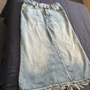 Lucky Brand Light Blue Denim skirt